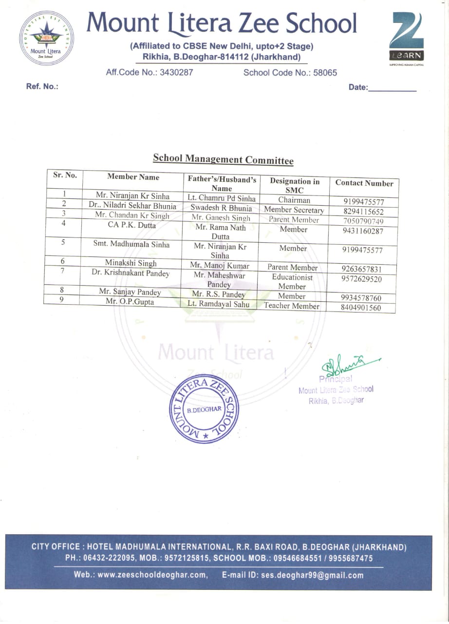 Managing Committee
